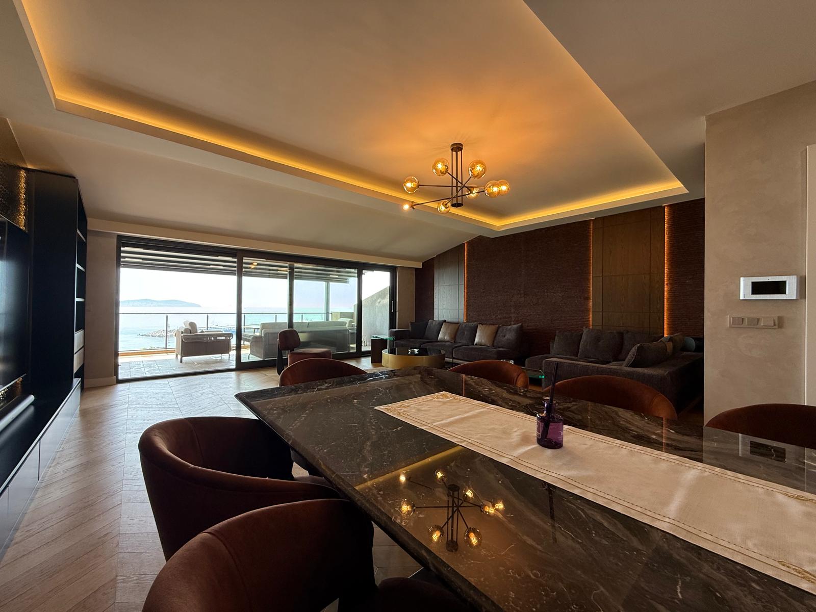 Yalı Bostancı'da Lebiderya Deniz Manzaralı Lüks Eşyalı Satılık görsel 3