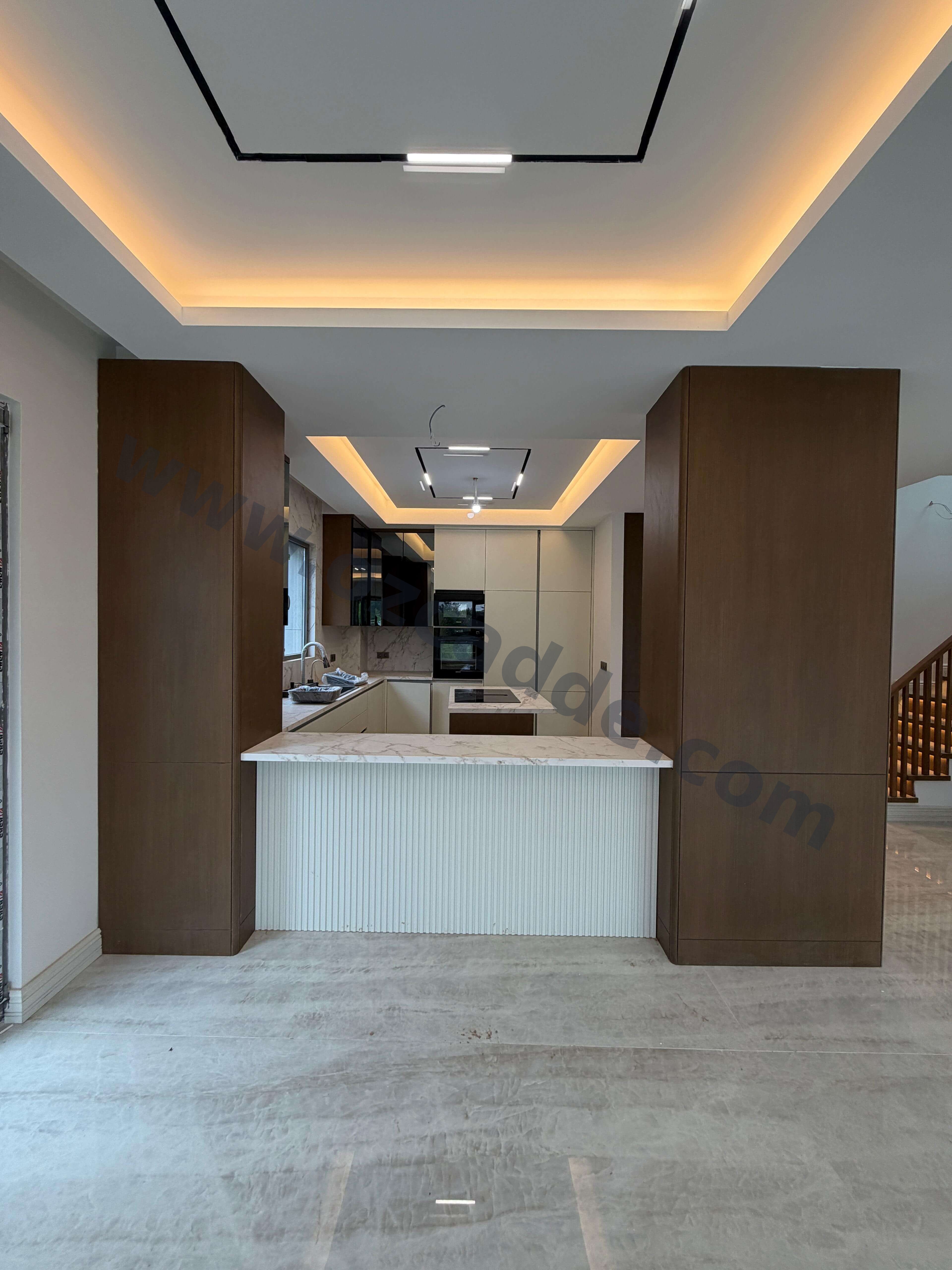 ÖMERLİDE SİTE İÇERİSİNDE ÖZEL HAVUZLU ULTRA LÜKS VİLLALAR görsel 14