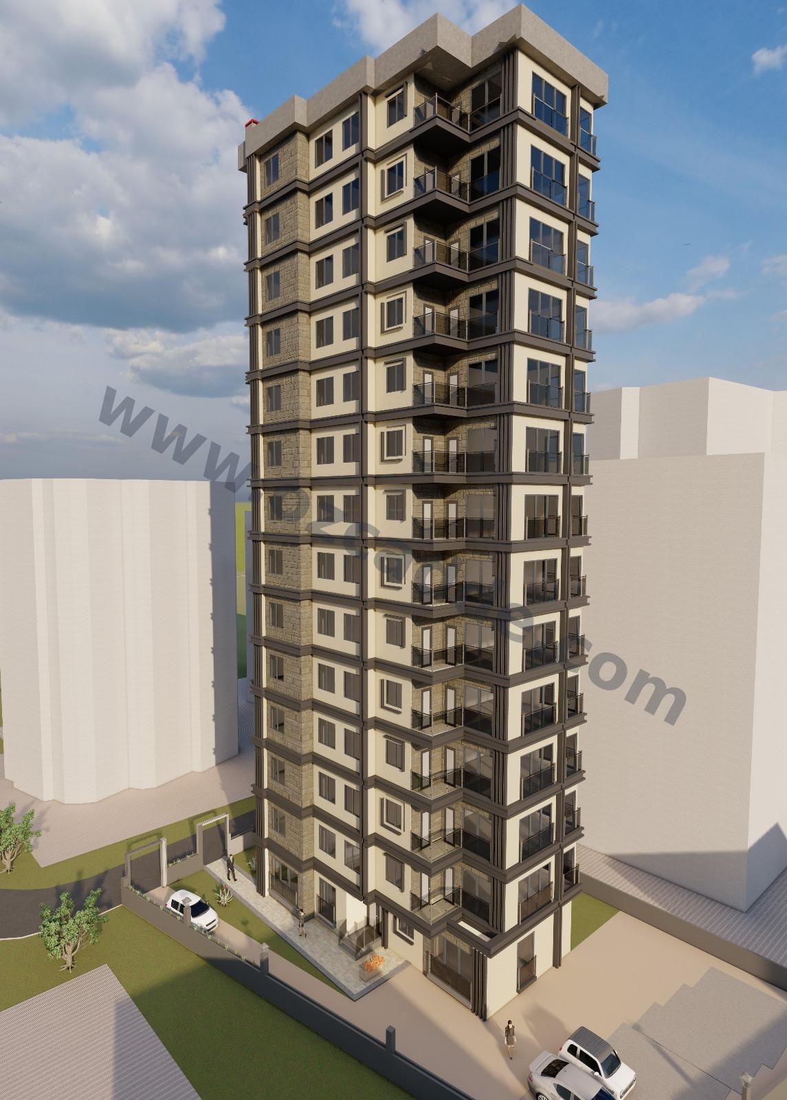 PROJEDEN SATILIK CADDEBOSTAN'DA 1+1 VE 3+1 SATILIK DAİRELER
